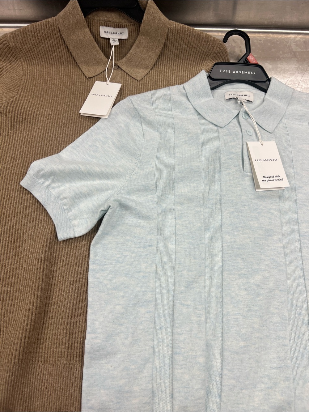 TWO Men’s Free Assembly shirts size Medium NWT